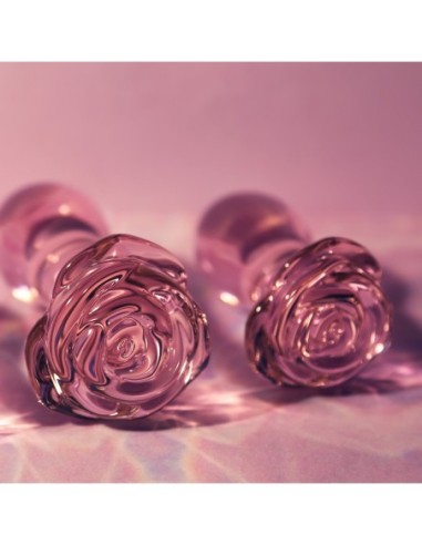 SET DE ENTRENAMIENTO ANAL GLAZE GLASS ROSEBUD