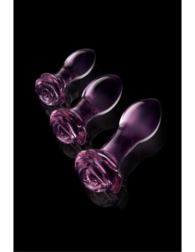 SET DE ENTRENAMIENTO ANAL GLAZE GLASS ROSEBUD