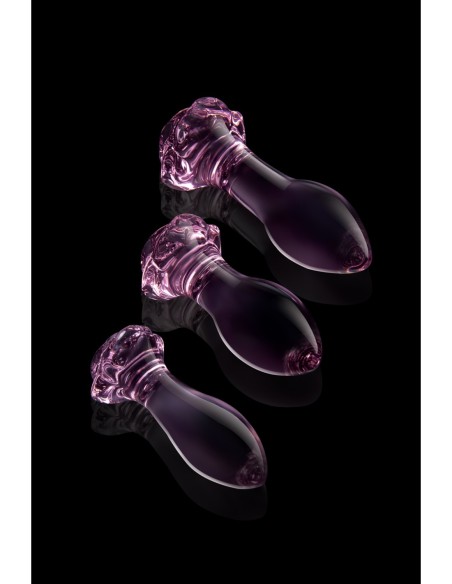 SET DE ENTRENAMIENTO ANAL GLAZE GLASS ROSEBUD