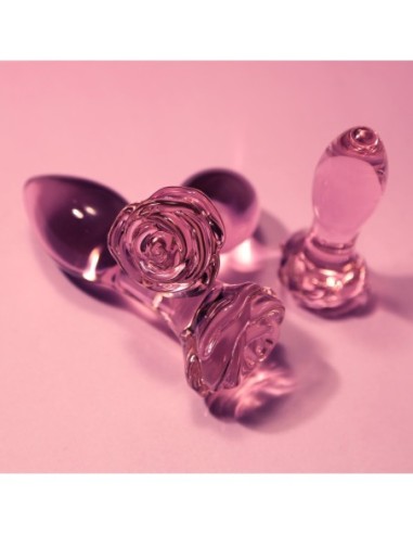 SET DE ENTRENAMIENTO ANAL GLAZE GLASS ROSEBUD