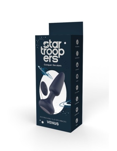 STAR TROOPERS VENUS PLUG ANAL GIRATORIO CON MANDO