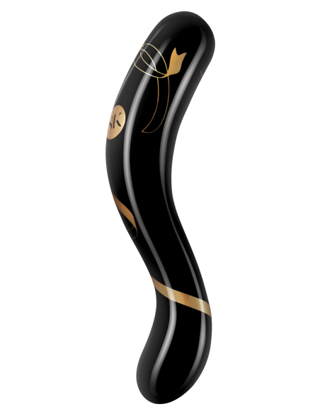 BESOS SECRETOS CONSOLADOR DE DOBLE TERMINACIÓN SOPLADO A MANO DE 7 PULGADAS