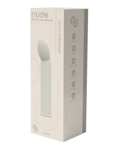 VIBRADOR PUNTO G DE VIAJE AULORA NUDE