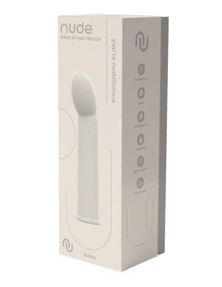 VIBRADOR PUNTO G DE VIAJE AULORA NUDE