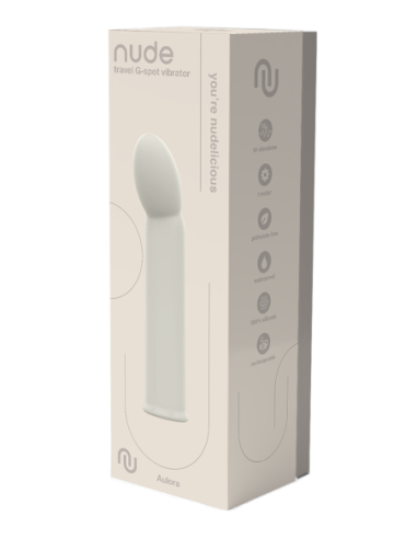 VIBRADOR PUNTO G DE VIAJE AULORA NUDE