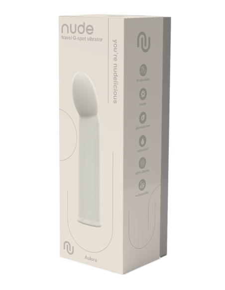 VIBRADOR PUNTO G DE VIAJE AULORA NUDE