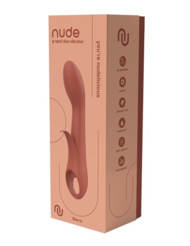 VIBRADOR DUO PUNTO G SIERRA NUDE