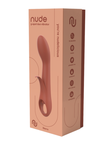VIBRADOR DUO PUNTO G SIERRA NUDE