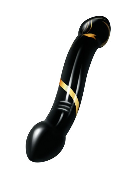 BESOS SECRETOS CONSOLADOR DE DOBLE TERMINACIÓN SOPLADO A MANO DE 7,5 PULGADAS