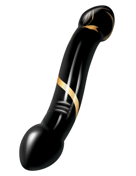 BESOS SECRETOS CONSOLADOR DE DOBLE TERMINACIÓN SOPLADO A MANO DE 7,5 PULGADAS