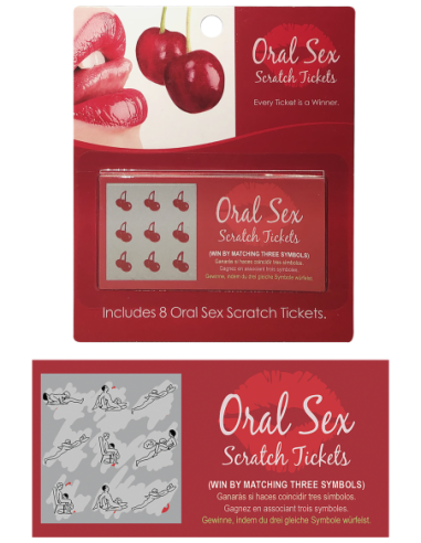 BOLETOS PARA RASCAR SEXO ORAL