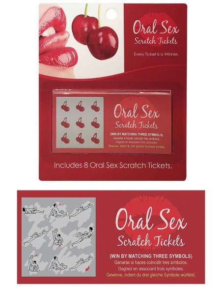 BOLETOS PARA RASCAR SEXO ORAL