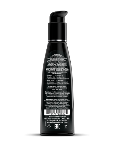 LUBRICANTE SENSIBLE WICKED AQUA 120ML