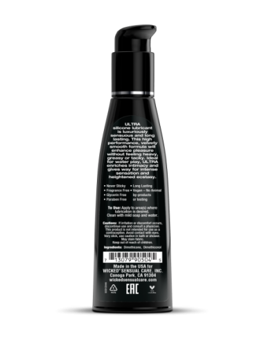 LUBRICANTE WICKED ULTRA SILICONA 120ML