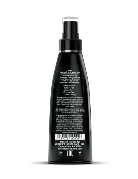 LIMPIADOR DE JUGUETES ANTIBACTERIANO WICKED 120ML