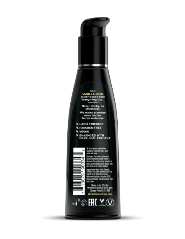 WICKED AQUA LUBRICANTE SABOR VAINILLA 120ML