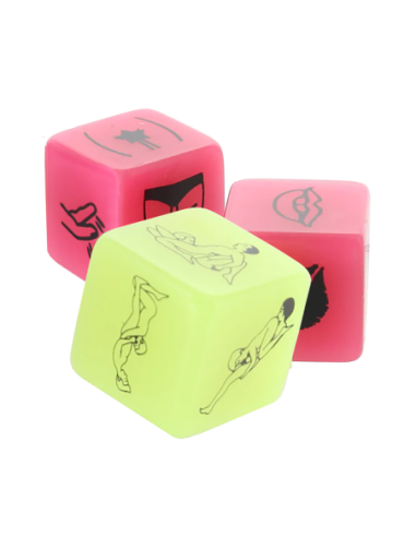 DADOS DE SEXO ORAL QUE BRILLAN EN LA OSCURIDAD