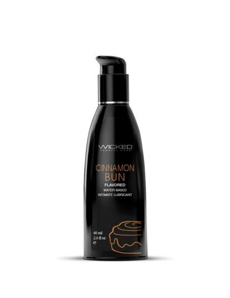 LUBRICANTE WICKED AQUA SABOR BOLLO DE CANELA 60ML