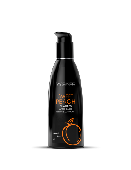 WICKED AQUA LUBRICANTE SABOR MELOCOTÓN DULCE 60ML