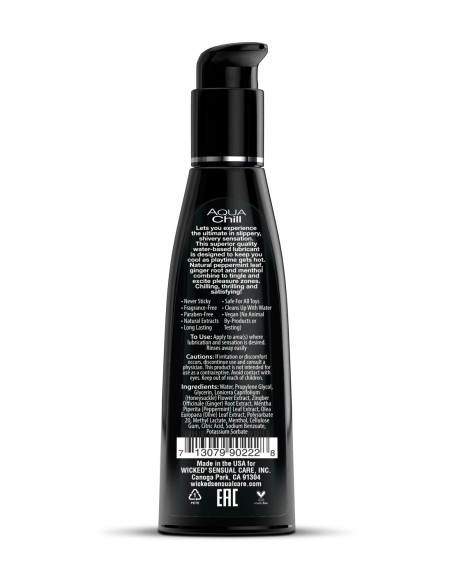 LUBRICANTE WICKED AQUA CHILL 120ML