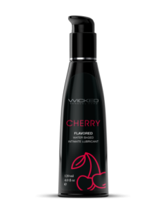 LUBRICANTE WICKED AQUA SABOR CEREZA 120ML