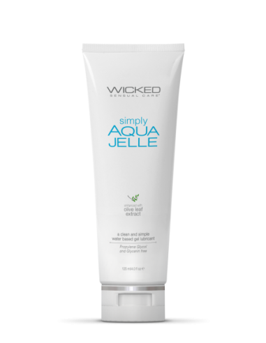 LUBRICANTE WICKED SIMPLY AQUA JELLE 120ML