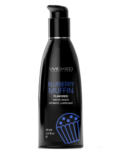 LUBRICANTE WICKED AQUA ARÁNDANOS MUFFIN 60ML