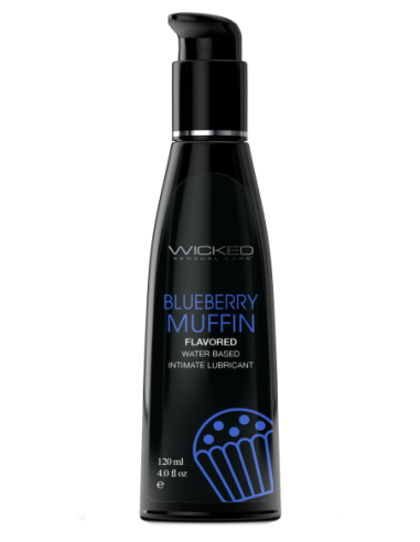 LUBRICANTE WICKED AQUA MUFFIN ARÁNDANOS 120ML