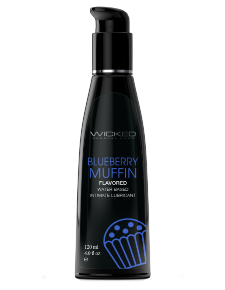 LUBRICANTE WICKED AQUA MUFFIN ARÁNDANOS 120ML