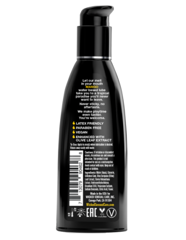 LUBRICANTE WICKED AQUA MANGO 60ML
