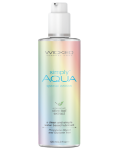 WICKED SIMPLY AQUA LUBRICANTE EDICIÓN ESPECIAL 120ML 2