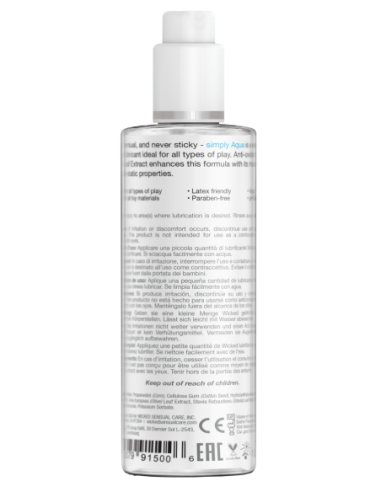 WICKED SIMPLY AQUA LUBRICANTE EDICIÓN ESPECIAL...