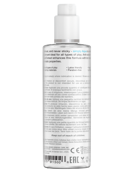WICKED SIMPLY AQUA LUBRICANTE EDICIÓN ESPECIAL 120ML