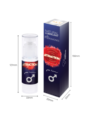 LUBRICANTE CON FEROMONAS ATRACCIÓN PARA ÉL 50 ML