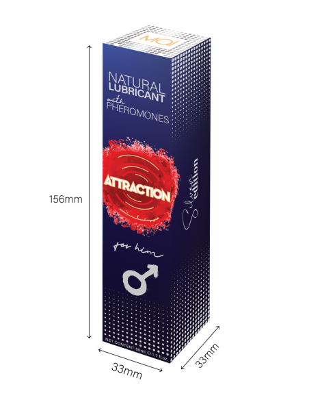 LUBRICANTE CON FEROMONAS ATRACCIÓN PARA ÉL 50 ML
