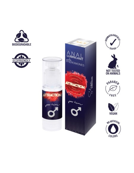 LUBRICANTE ANAL CON FEROMONAS ATRACCIÓN PARA ÉL 50 ML