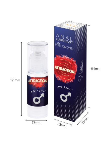 LUBRICANTE ANAL CON FEROMONAS ATRACCIÓN PARA ÉL 50 ML