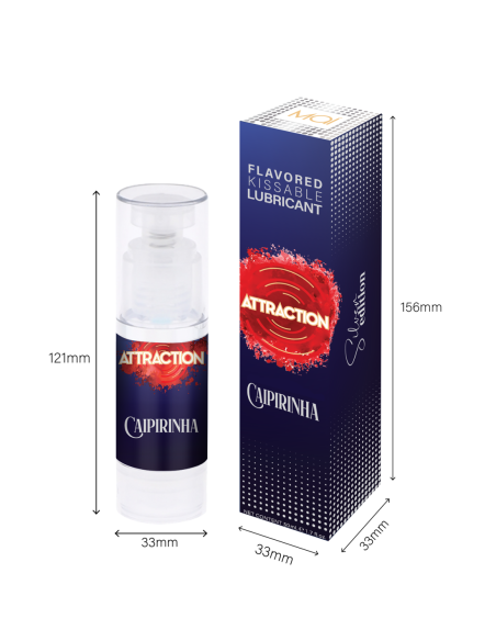 MAI ATTRACTION LUBRICANTE BESABLE SABOR CAIPIRINHA 50ML