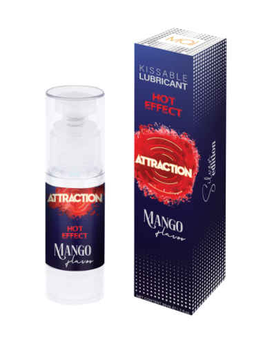 MAI ATTRACTION LUBRICANTE BESABLE EFECTO CALIENTE SABOR MANGO 50ML