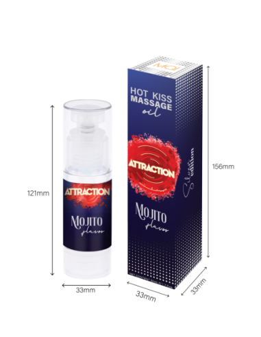 MAI ATTRACTION HOT KISS ACEITE DE MASAJE SABOR...