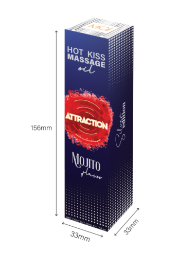 MAI ATTRACTION HOT KISS ACEITE DE MASAJE SABOR...