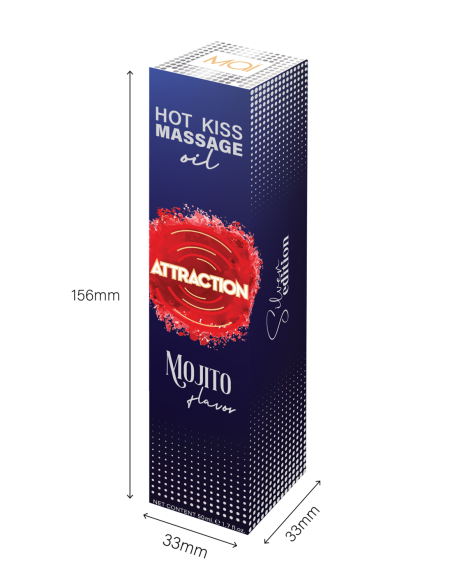 MAI ATTRACTION HOT KISS ACEITE DE MASAJE SABOR MOJITO 50ML