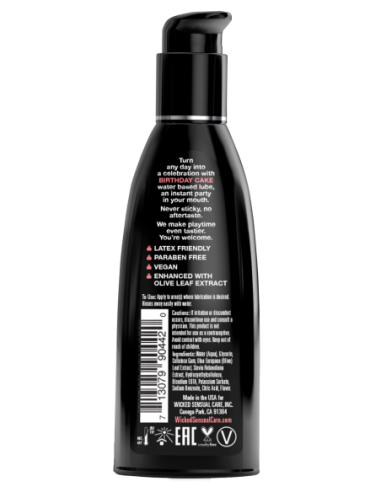 LUBRICANTE TARTA DE CUMPLEAÑOS WICKED 60ML