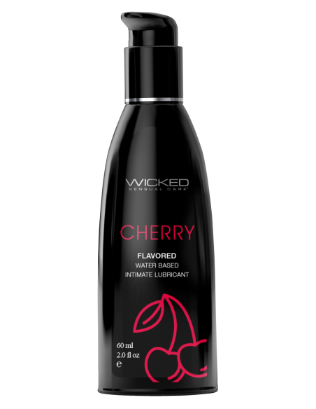 LUBRICANTE WICKED AQUA SABOR CEREZA 60ML