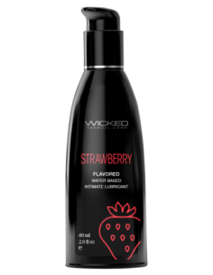 WICKED AQUA LUBRICANTE SABOR FRESA 60ML