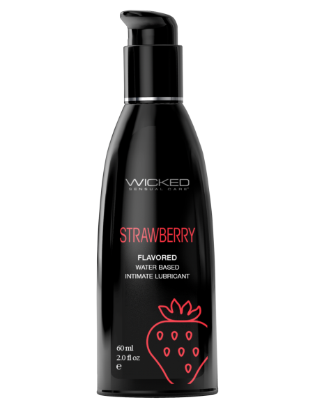 WICKED AQUA LUBRICANTE SABOR FRESA 60ML