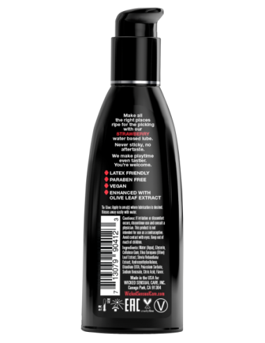 WICKED AQUA LUBRICANTE SABOR FRESA 60ML