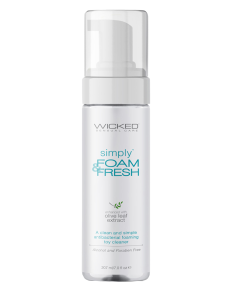 WICKED SIMPLY LIMPIADOR DE JUGUETES FRESCO Y ESPUMA 207ML