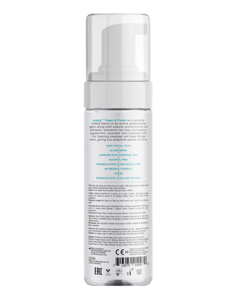 WICKED SIMPLY LIMPIADOR DE JUGUETES FRESCO Y ESPUMA 207ML