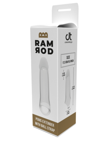 RAMROD 6.6 INCH EXTENDER WITH BALL STRAP